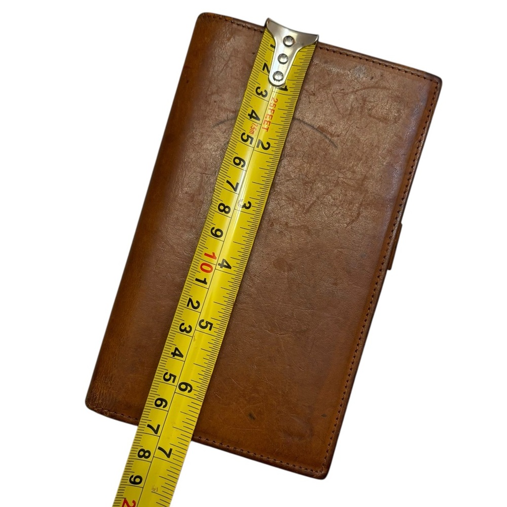 Coach vintage British tan travel wallet - Picture 8 of 9